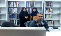 بازدید از کتابخانه در اسفندماه